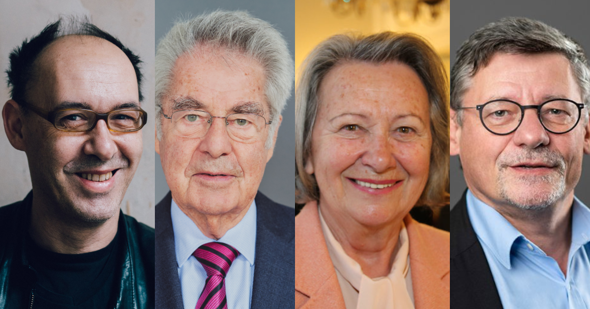Robert Misik, Heinz Fischer, Hilde Hawlicek, Wolfgang Greif