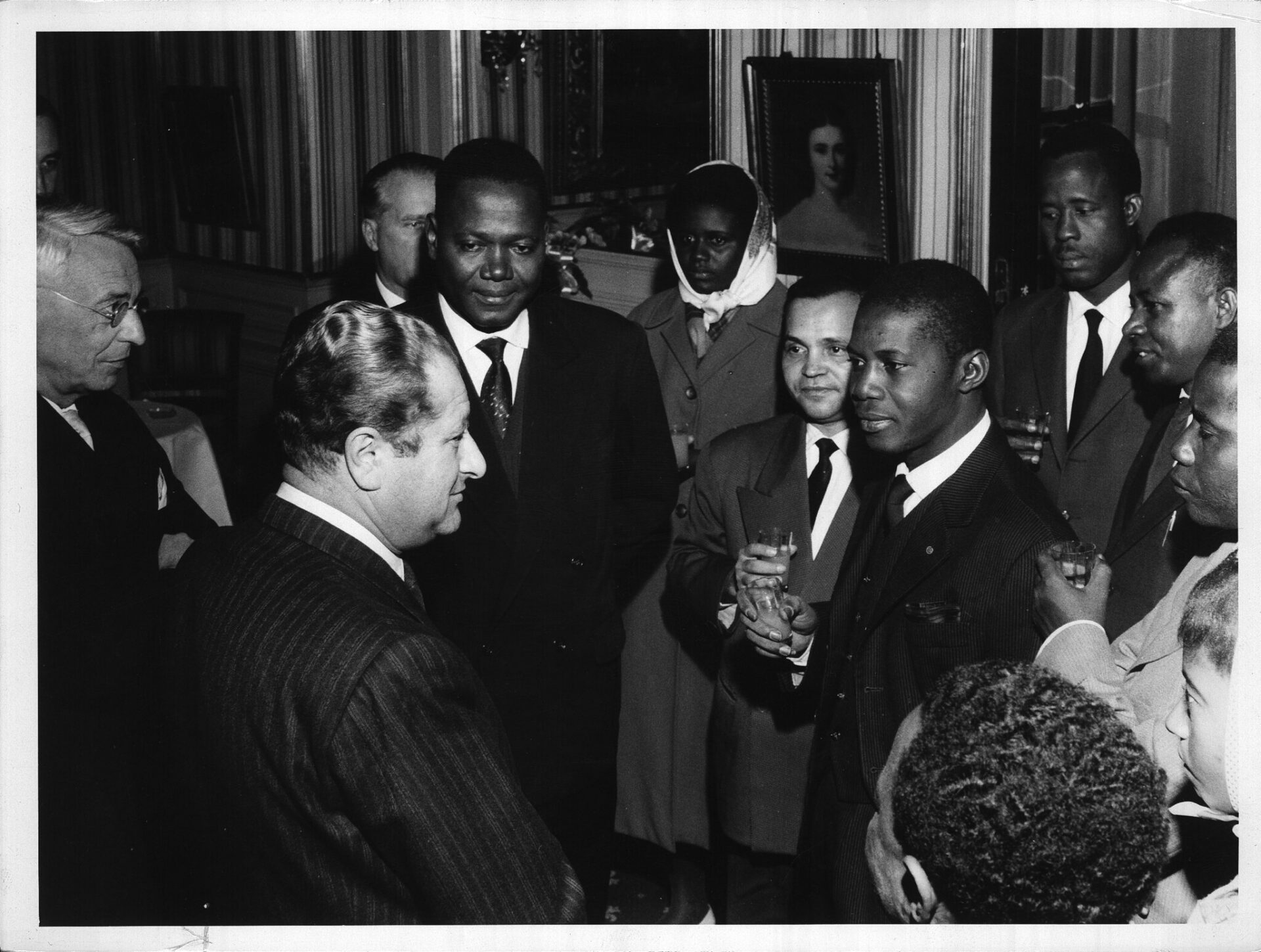 Bruno Kreisky with government delegation from Mali, 1962 Source: Archiv Zukunft / Fred Bayer