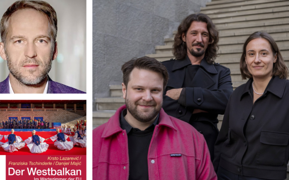 Vedran Dzihic, Krsto Lazarević, Franziska Tschinderle, Danijel Majić ©Marco Frauchiger (History Festival Bern)