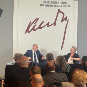 Besuch des jordanischen Außenministers im Bruno Kreisky Forum